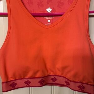 Women's Orange Sports Bra